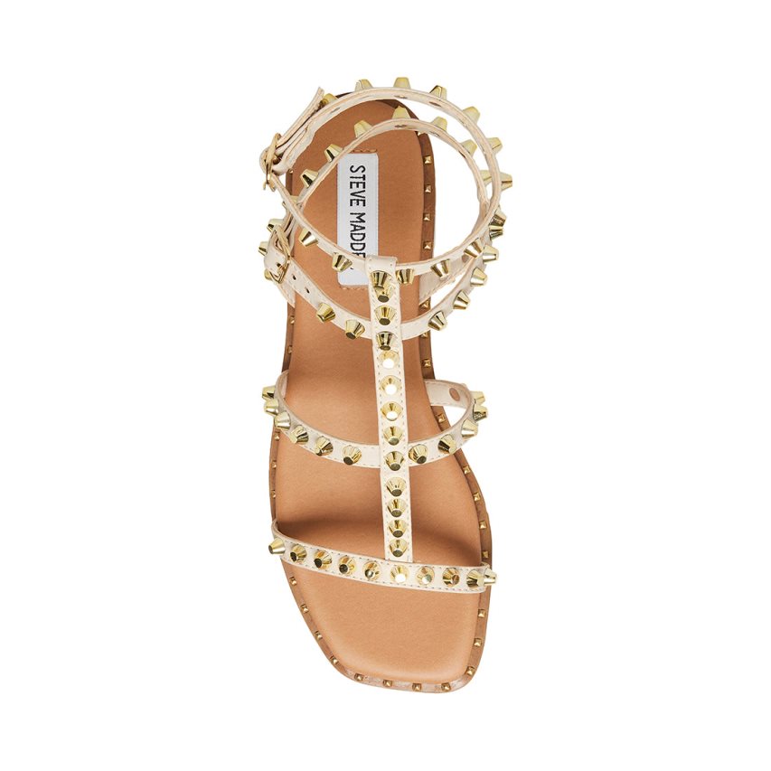 Sandalias Planas Steve Madden Sunnie Mujer Beige | ES DZ3082